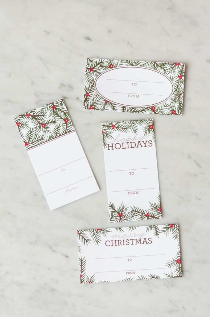 Holiday Pine Printable Gift Tags | Christmas ideas, Christmas printables, entertaining tips and party ideas from @cydconverse