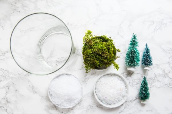 DIY Terrarium Winter Scene | Christmas DIY ideas, homemade Christmas decorations and more from @cydconverse