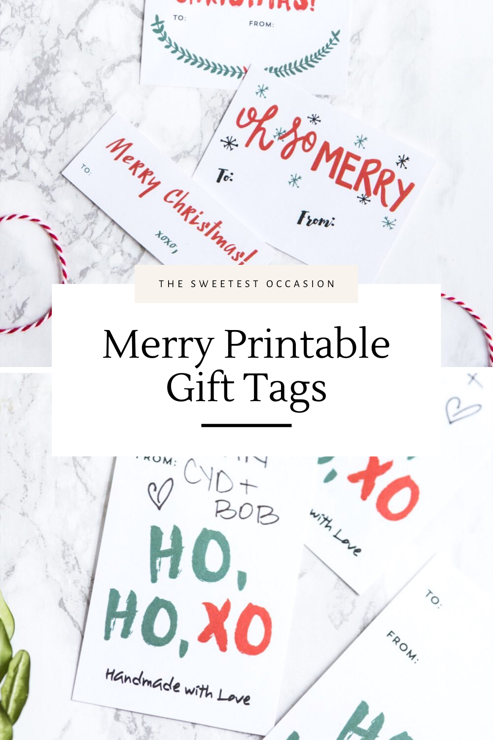 Free Printable Christmas Gift Tags