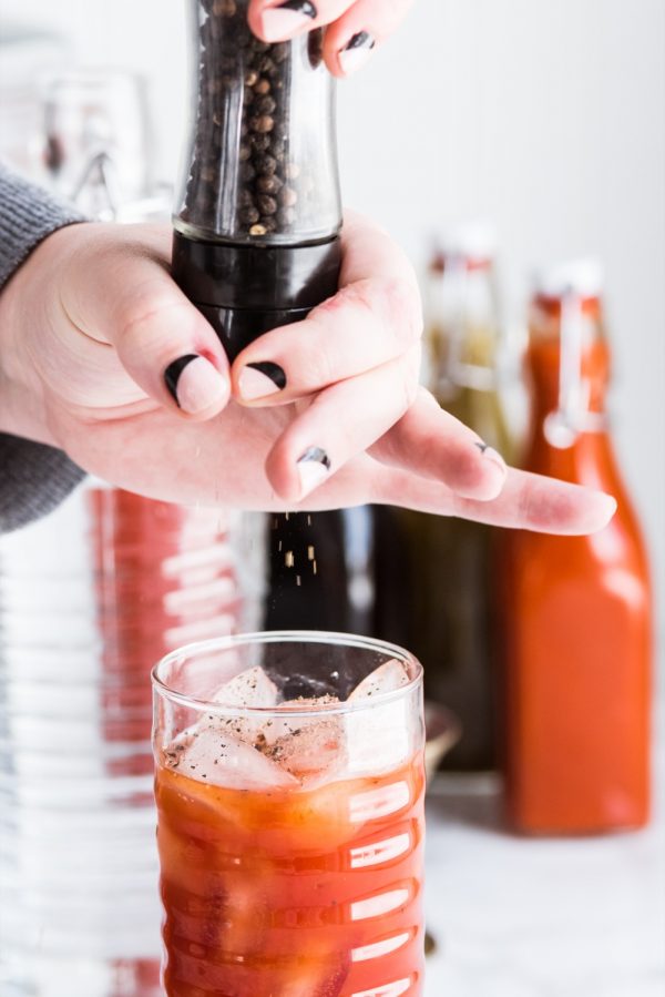 How to Make an Epic New Year's Day Bloody Mary Bar | Entertaining tips, party ideas, party recipes and more from @cydconverse