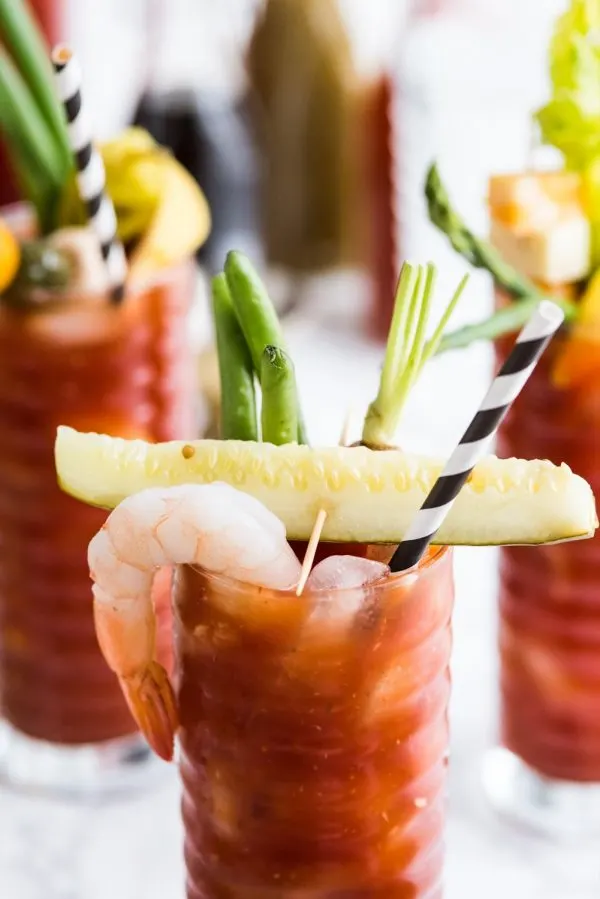 Bloody Mary with All. The. Fixins. - What Should I Make For