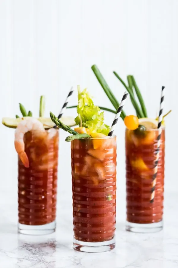 How to Make an Epic New Year's Day Bloody Mary Bar | Entertaining tips, party ideas, party recipes and more from @cydconverse