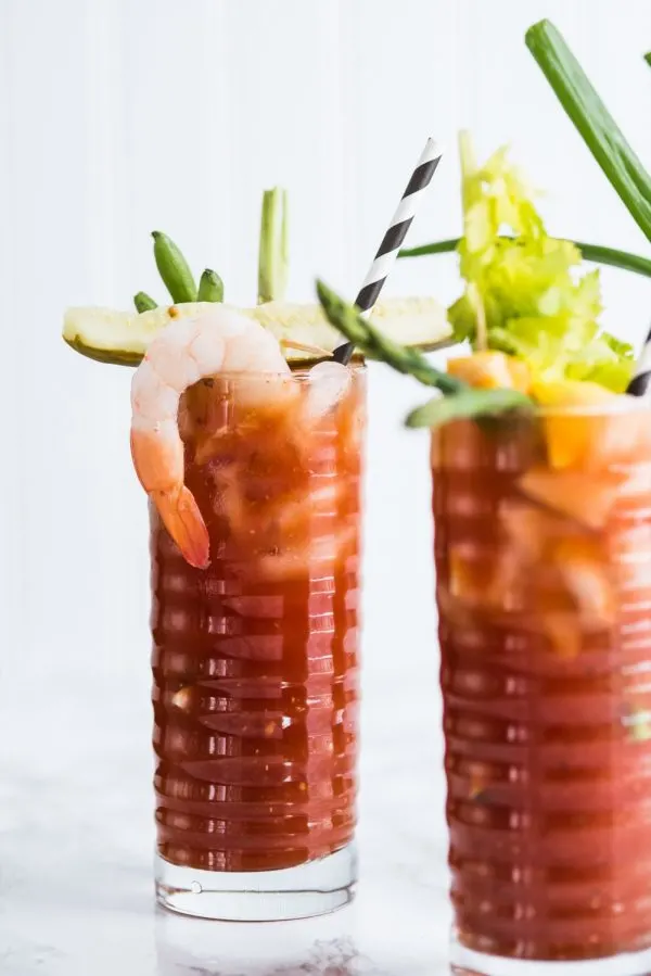 How to Make an Epic New Year's Day Bloody Mary Bar | Entertaining tips, party ideas, party recipes and more from @cydconverse