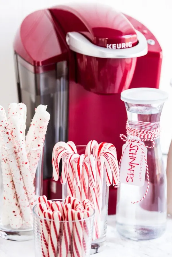 A Spike Your Own Hot Cocoa Station for the Holidays | Christmas party ideas, hot cocoa recipes, Christmas party recipes and more from @cydconverse