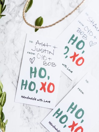 HOHOXO Printable Christmas Gift Tags thumbnail