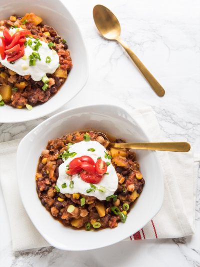 Butternut Squash Black Bean Chili thumbnail