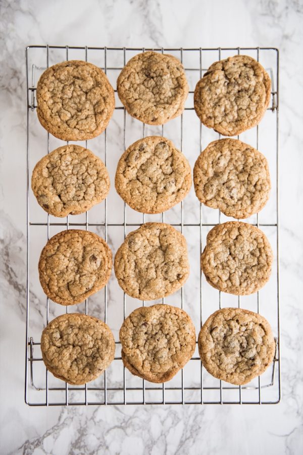 Best Ever Oatmeal Chocolate Chip Cookies Recipe | Entertaining ideas, recipes, cocktail recipes and party ideas from @cydconverse