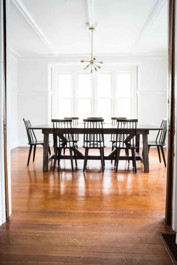 Dining Room Renovation | Old house ideas, home decor ideas, renovating ideas, renovation blog from @cydconverse