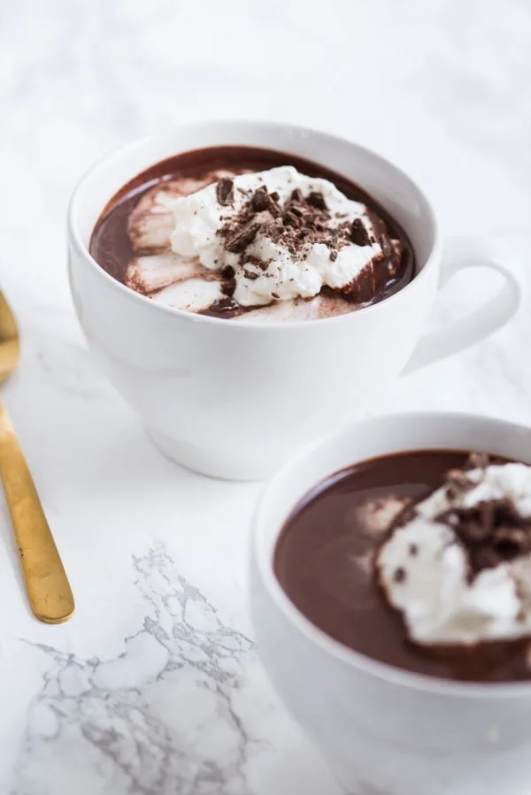 French Hot Chocolate Recipe | Recipes, entertaining tips, party ideas and more from @cydconverse