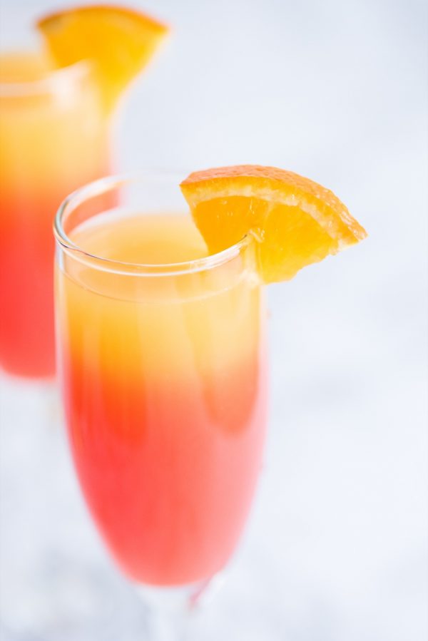 Tequila Sunrise Mimosa Recipe | Mimosa recipes, brunch recipes, Easter recipes, entertaining tips, party ideas and more from @cydconverse