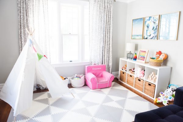 Modern Playroom Ideas from @cydconverse | Kids playroom ideas, home decor ideas, entertaining tips, party ideas and more from @cydconverse