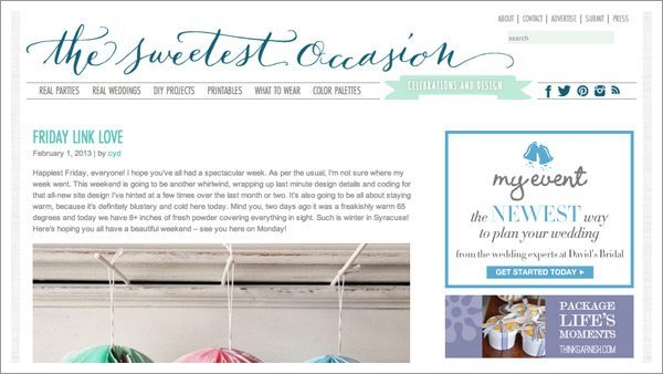 The Sweetest Occasion by @cydconverse