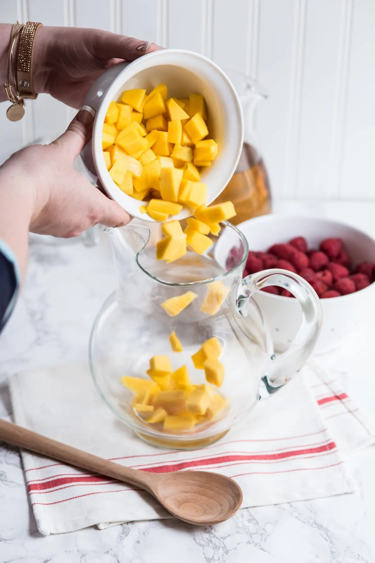 Sparkling Summer Solstice Sangria Recipe | Entertaining tips, cocktail recipes, party ideas, summer solstice ideas and more from @cydconverse