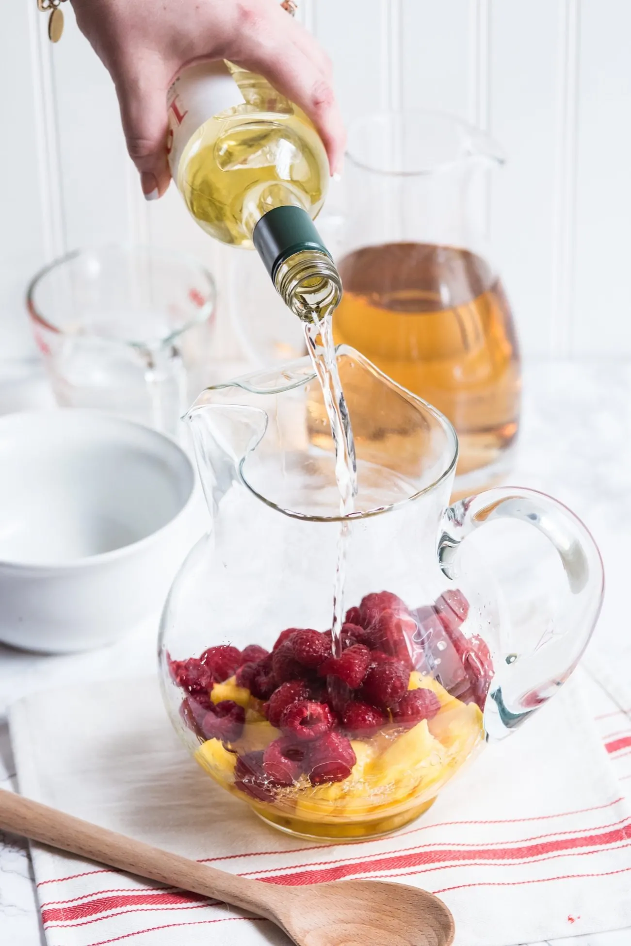 Sparkling Summer Solstice Sangria Recipe | Entertaining tips, cocktail recipes, party ideas, summer solstice ideas and more from @cydconverse