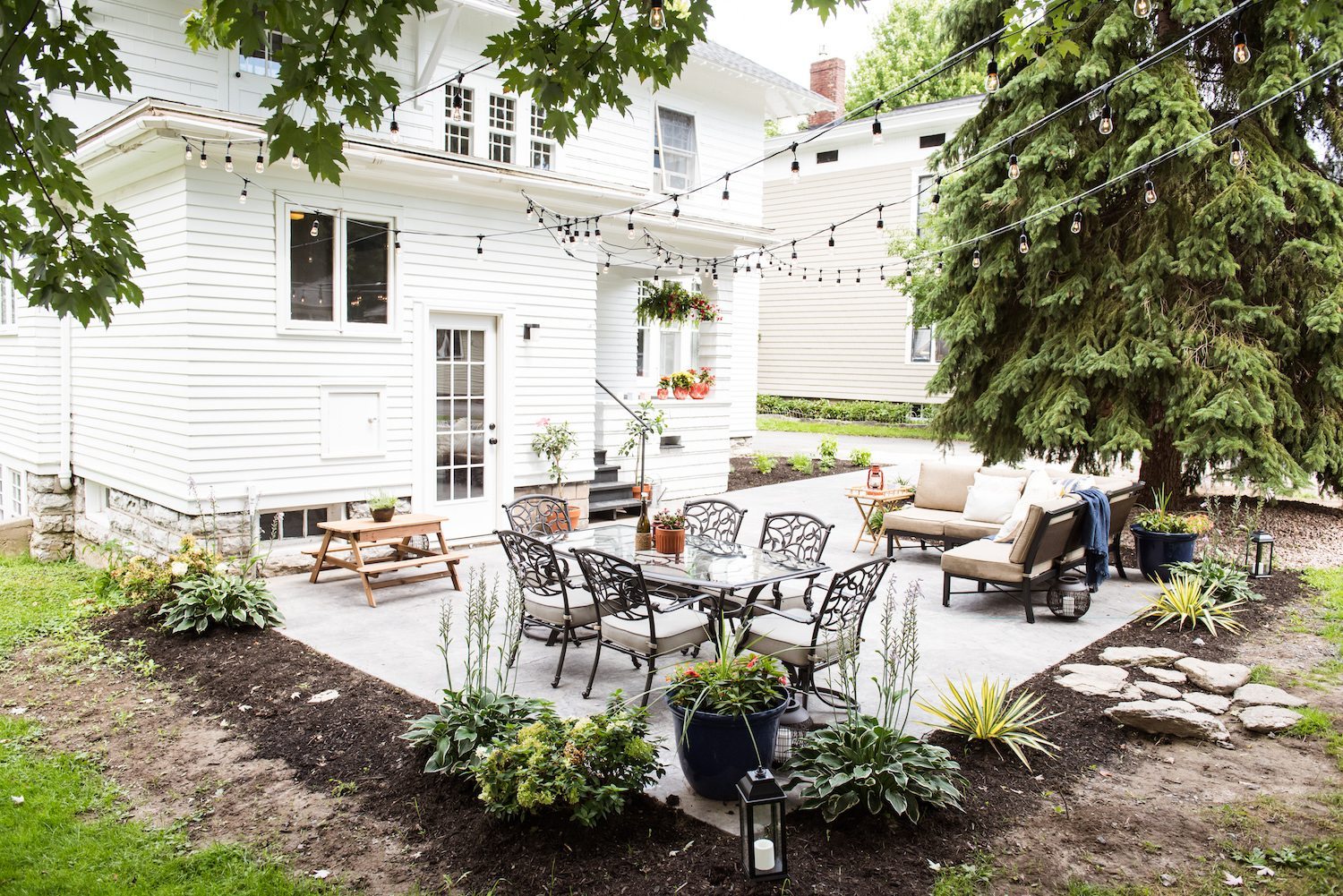 Our Backyard Makeover + New Patio Reveal (Before and After) - The Sweetest  Occasion