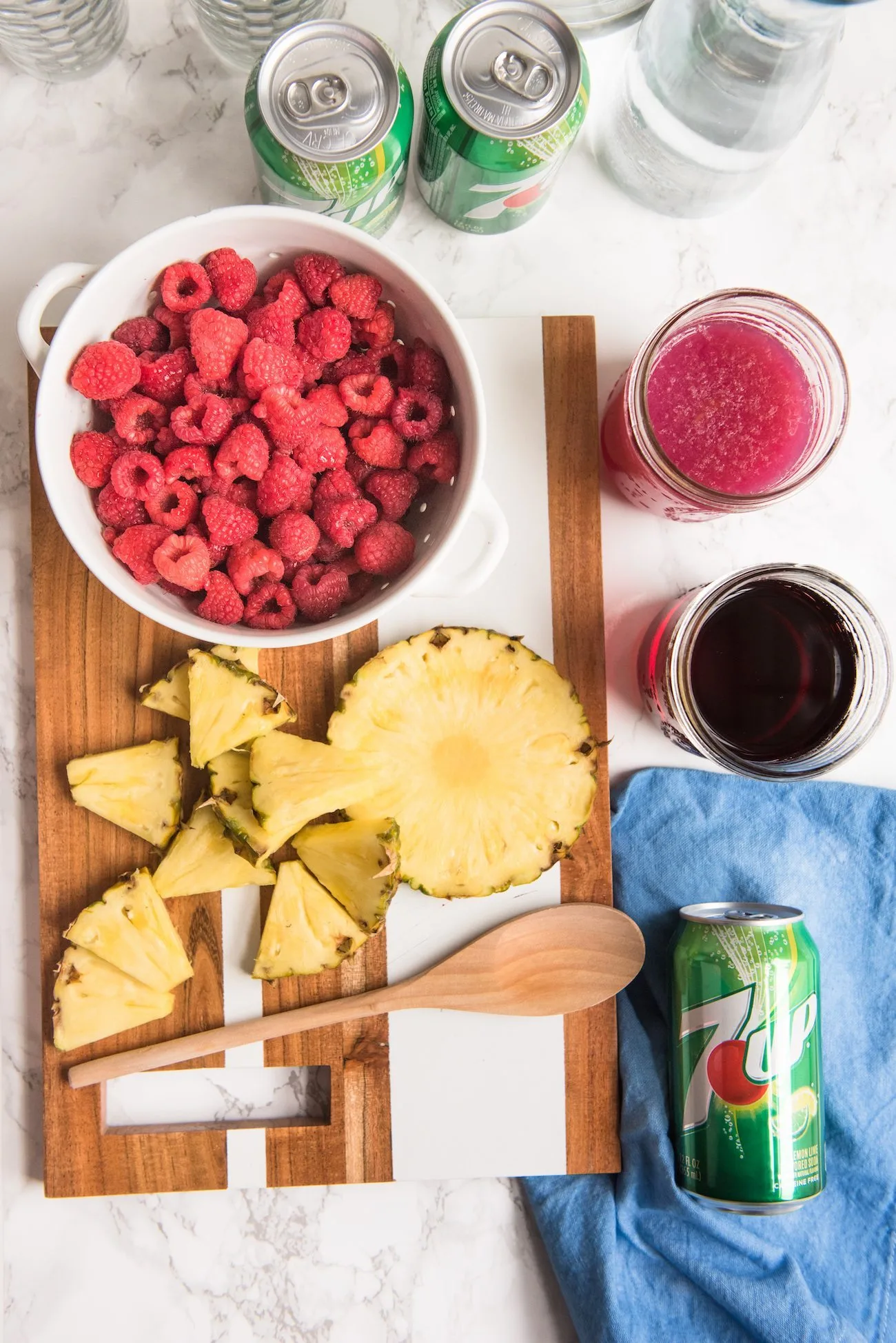 Raspberry Party Punch Sherbet Floats | Unique party ideas, entertaining tips, party recipes, cocktail recipes and more from @cydconverse