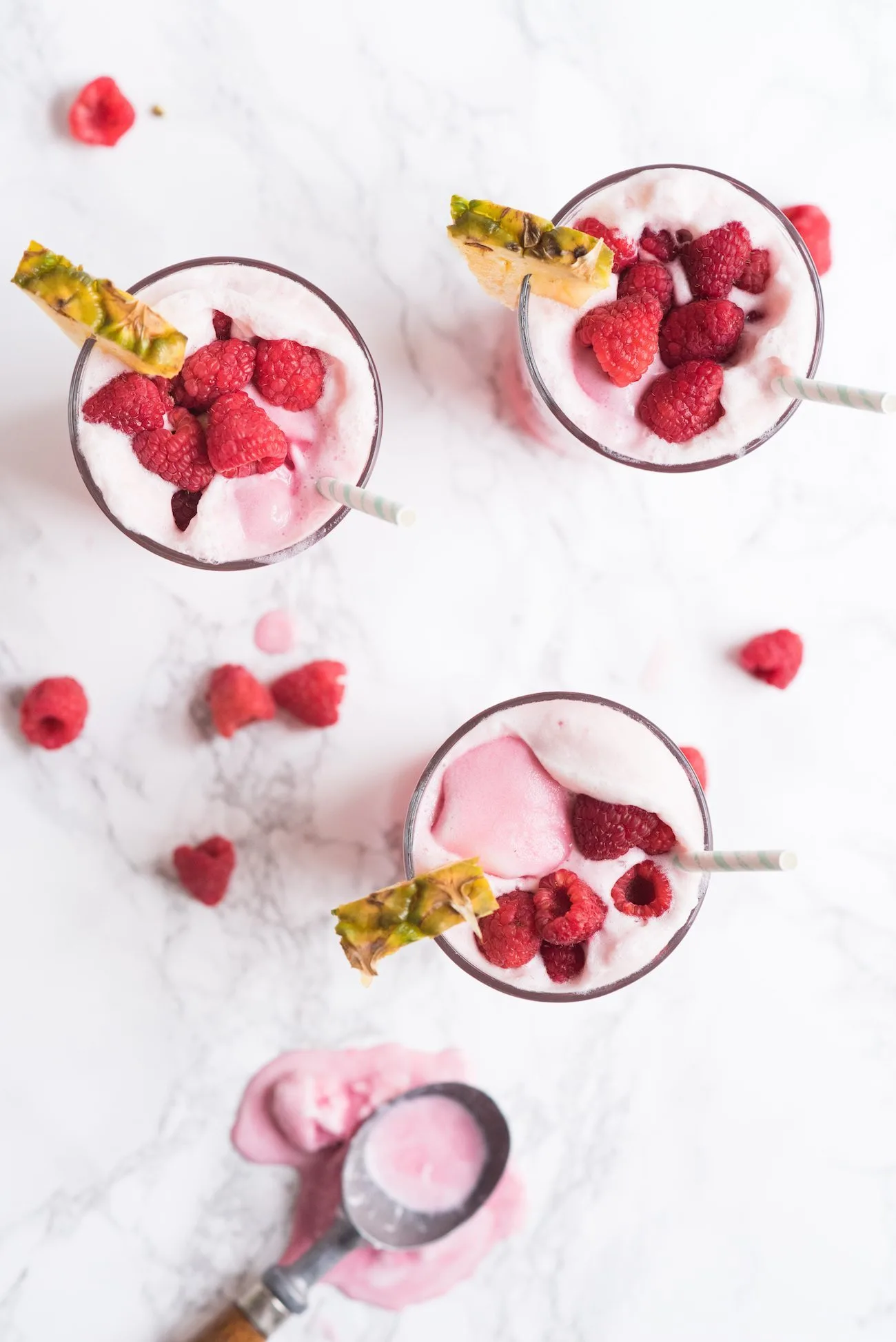 Raspberry Party Punch Sherbet Floats | Unique party ideas, entertaining tips, party recipes, cocktail recipes and more from @cydconverse