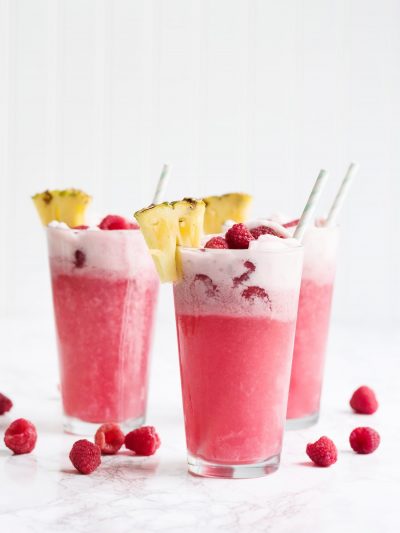 Raspberry Party Punch Sherbet Floats thumbnail
