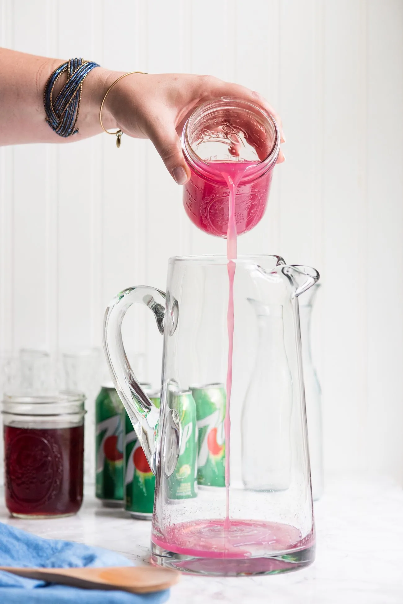 Raspberry Party Punch Sherbet Floats | Unique party ideas, entertaining tips, party recipes, cocktail recipes and more from @cydconverse