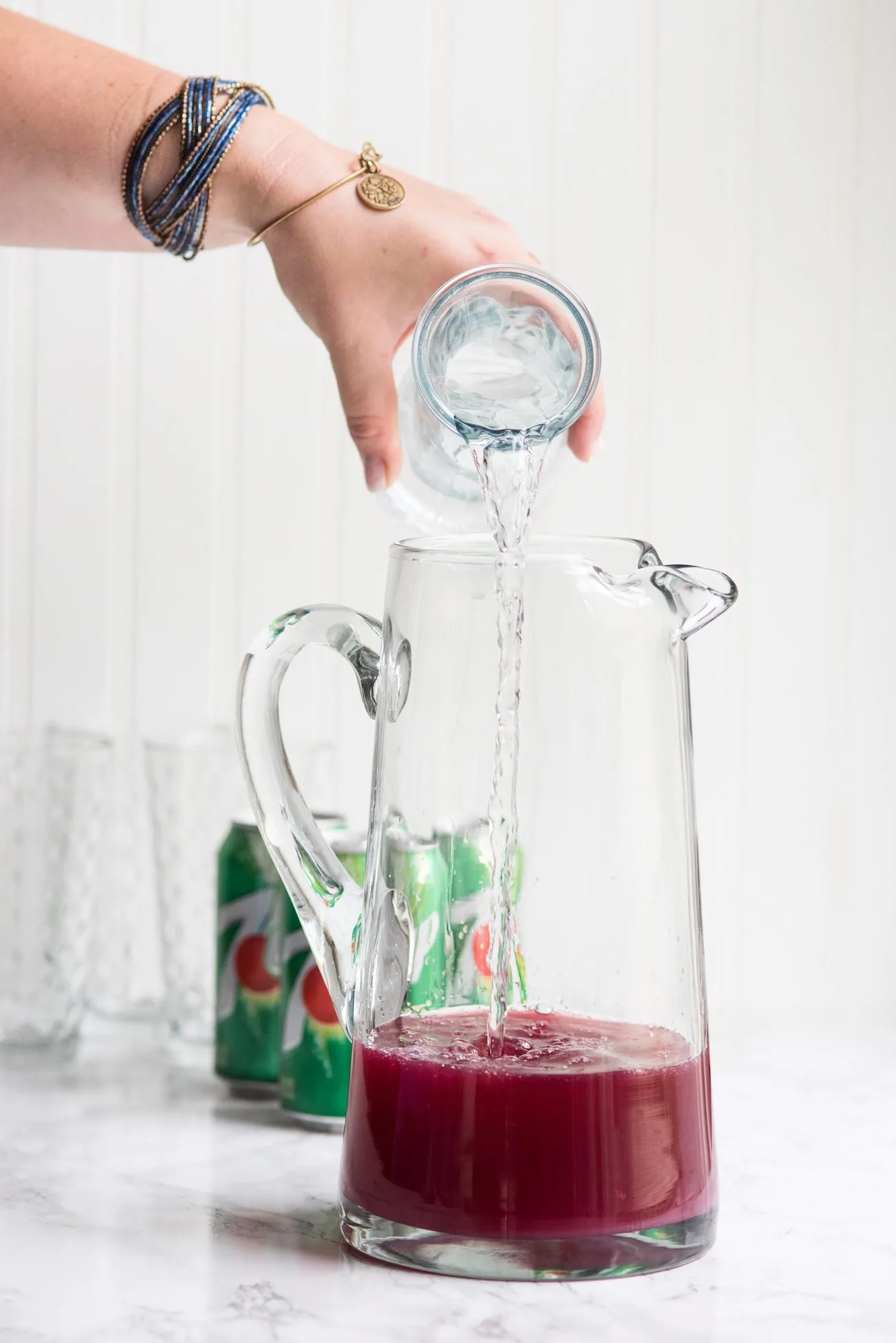 Raspberry Party Punch Sherbet Floats | Unique party ideas, entertaining tips, party recipes, cocktail recipes and more from @cydconverse