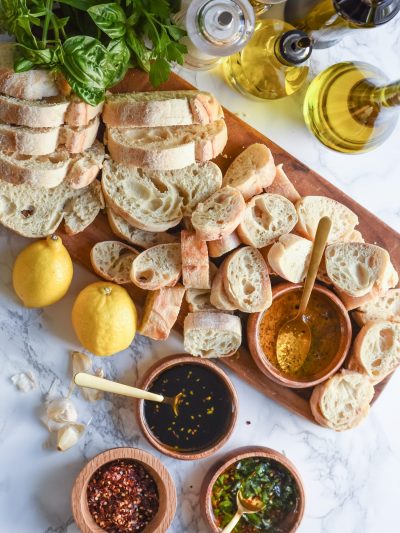 A Bread + Oil Appetizer Dipping Station thumbnail