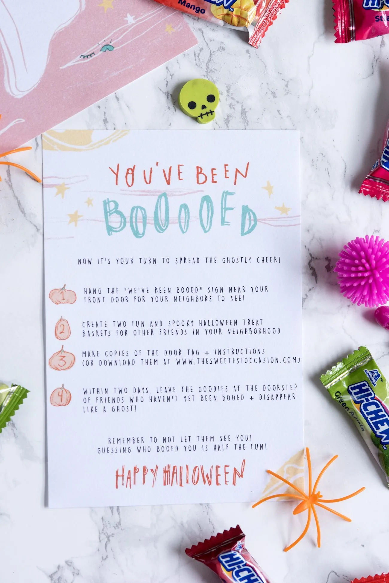 Trick or Treat! You've Been Booed Halloween Printables | Halloween ideas, Halloween party ideas, entertaining ideas, party recipes and more from @cydconverse
