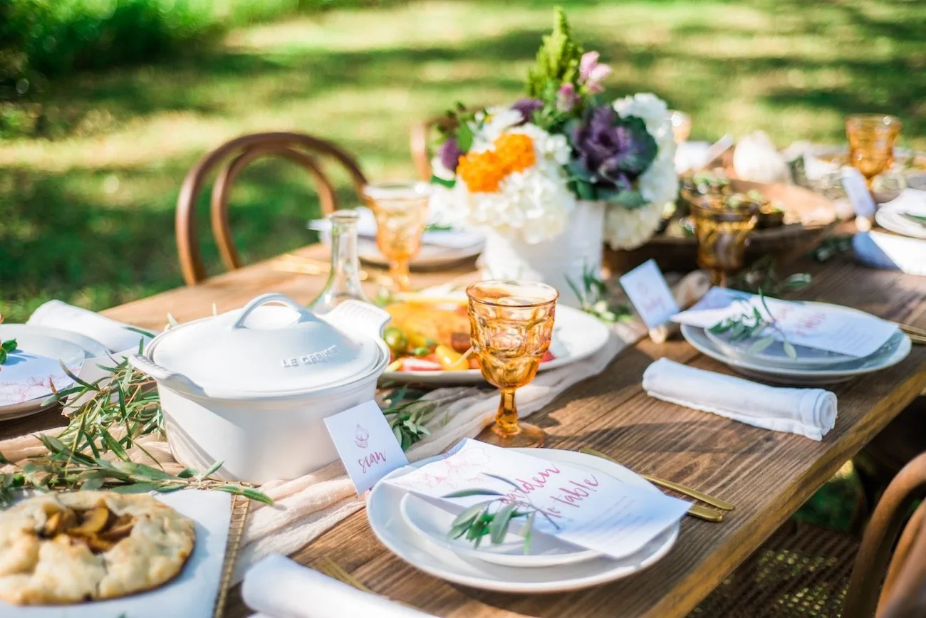 A Garden to Table Fall Dinner Party | Entertaining tips, party ideas, dinner party recipes, cocktail recipes and more from @cydconverse