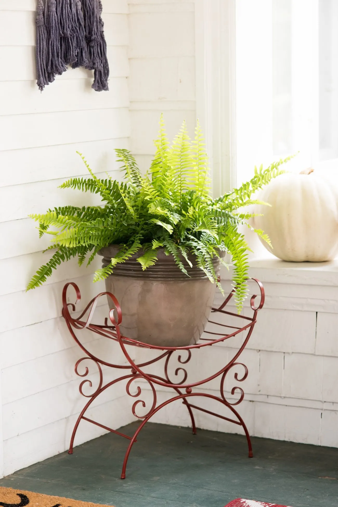 Our Fall Front Porch Decor | Fall decorating ideas, entertaining tips, party ideas and more from @cydconverse