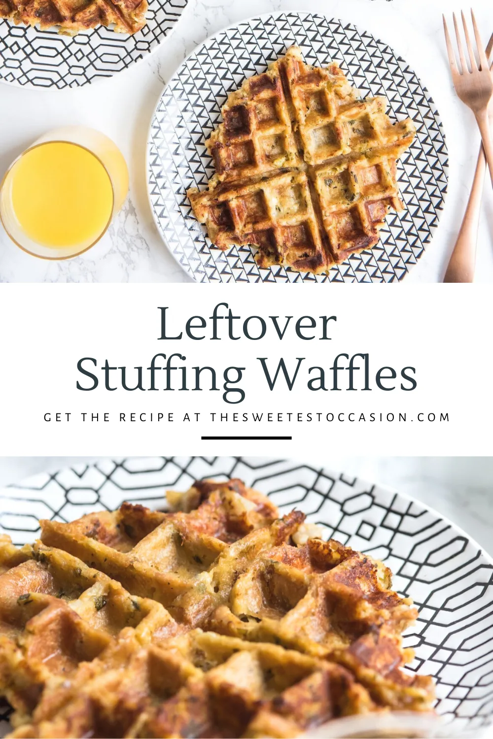 Leftover Stuffing Waffles Recipe Photo