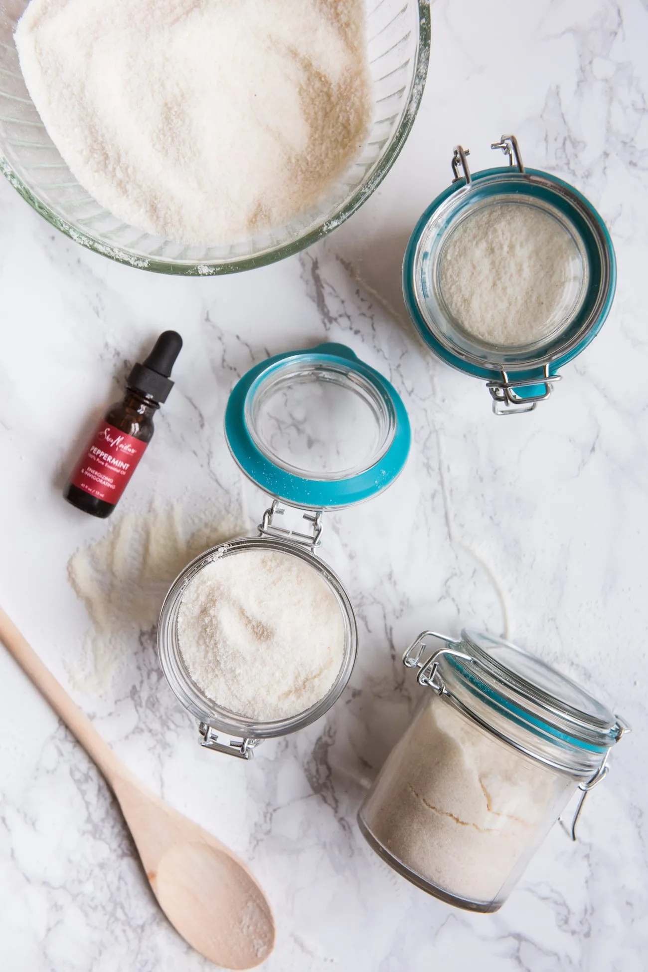 DIY Spa Gift Basket + Homemade Peppermint Foot Soak from @cydconverse