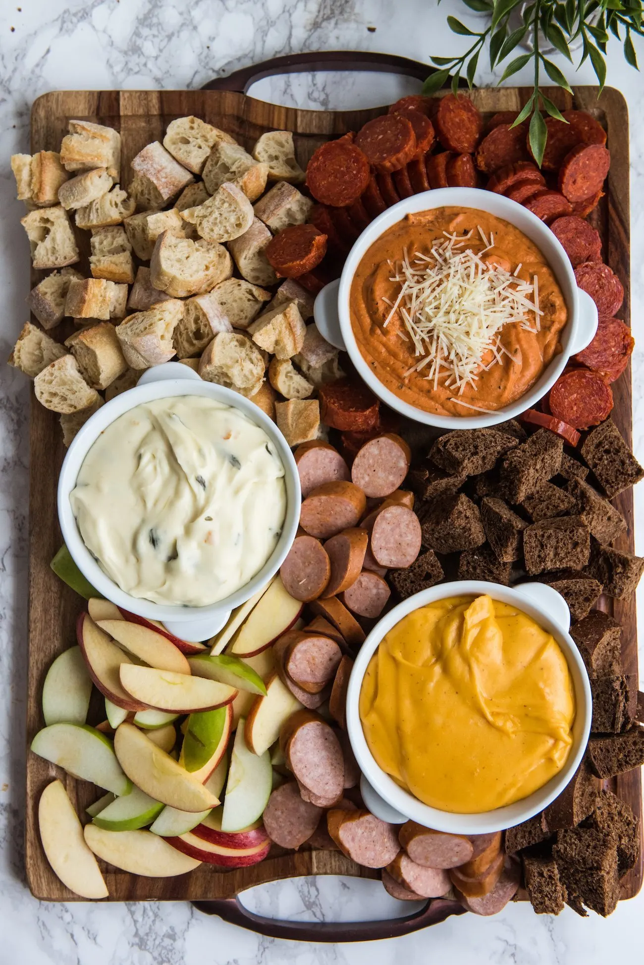 A Trio of Fondue Sauces from @cydconverse + @deltafaucet