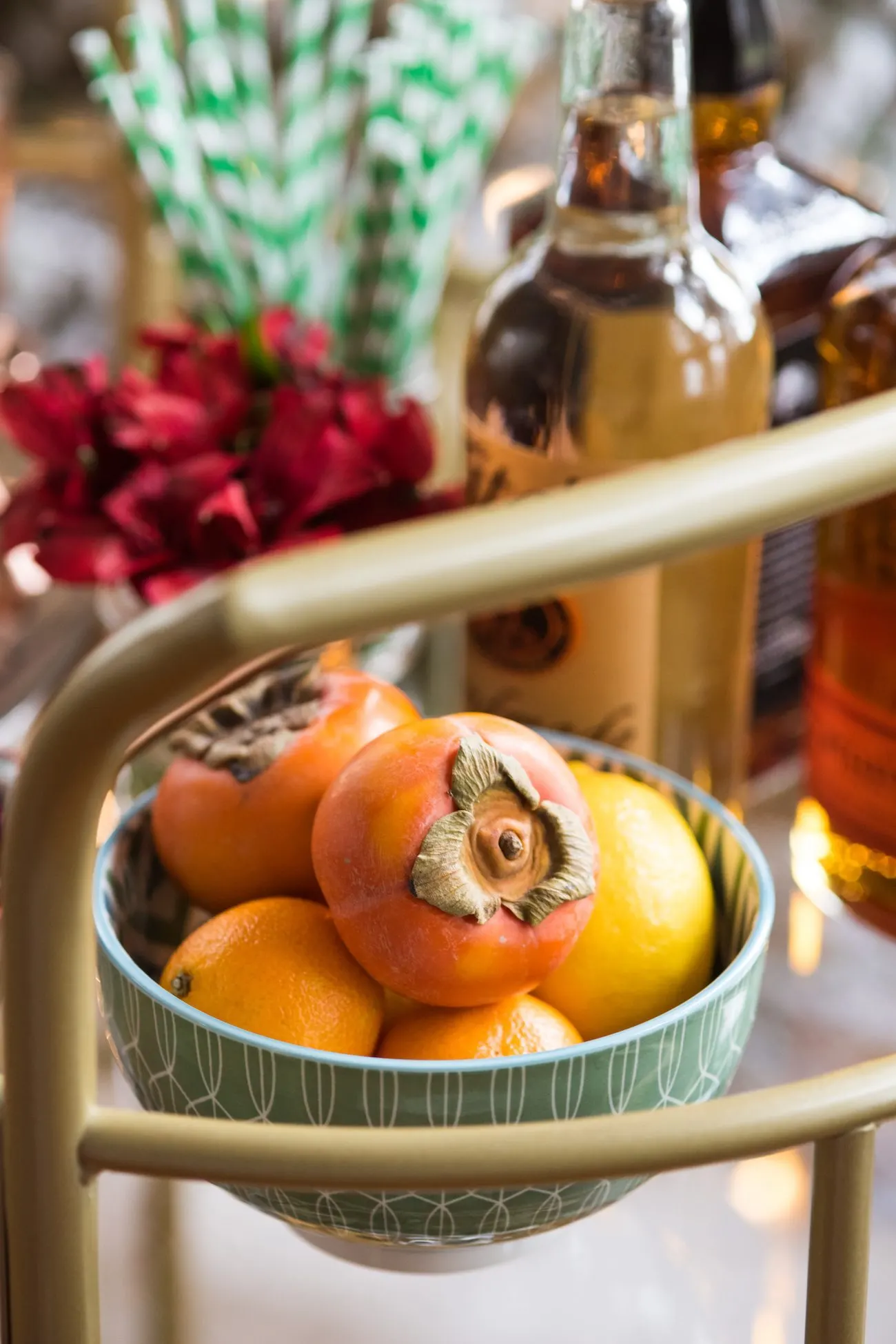 How to Stock the Perfect Holiday Bar Cart