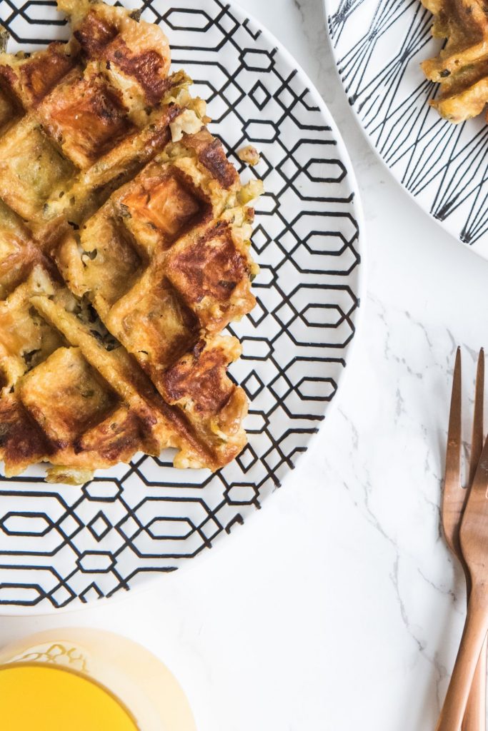 Leftover Stuffing Waffles The Sweetest Occasion