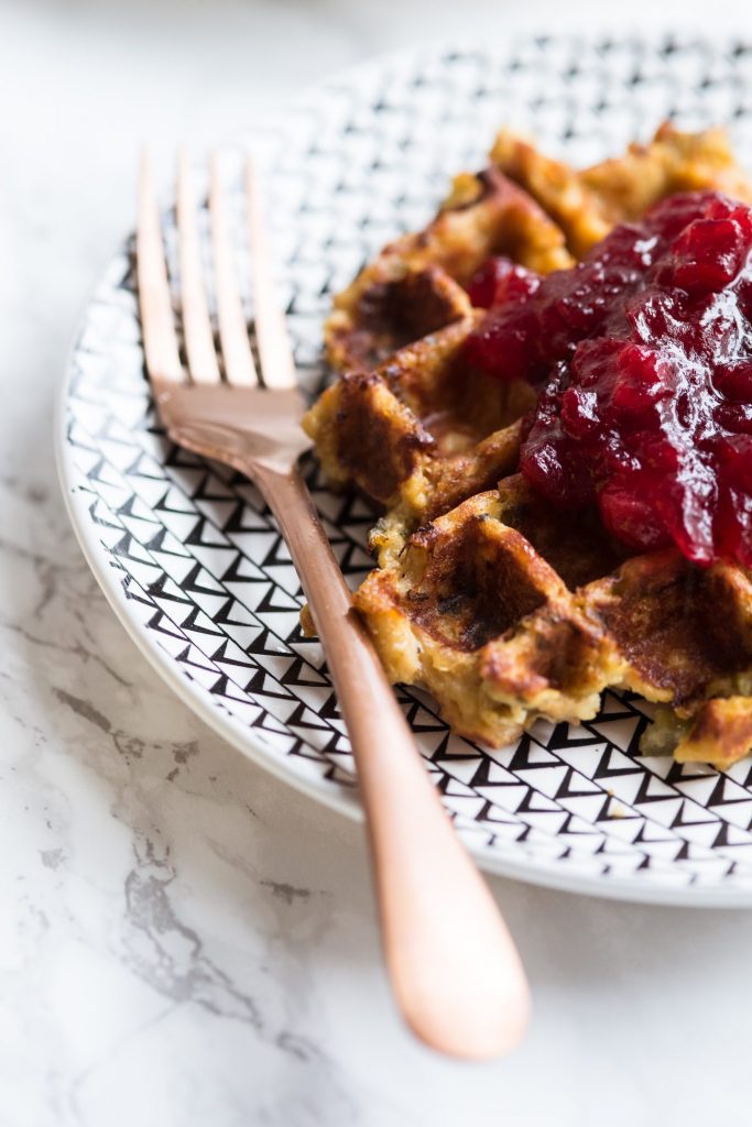 Leftover Stuffing Waffles The Sweetest Occasion