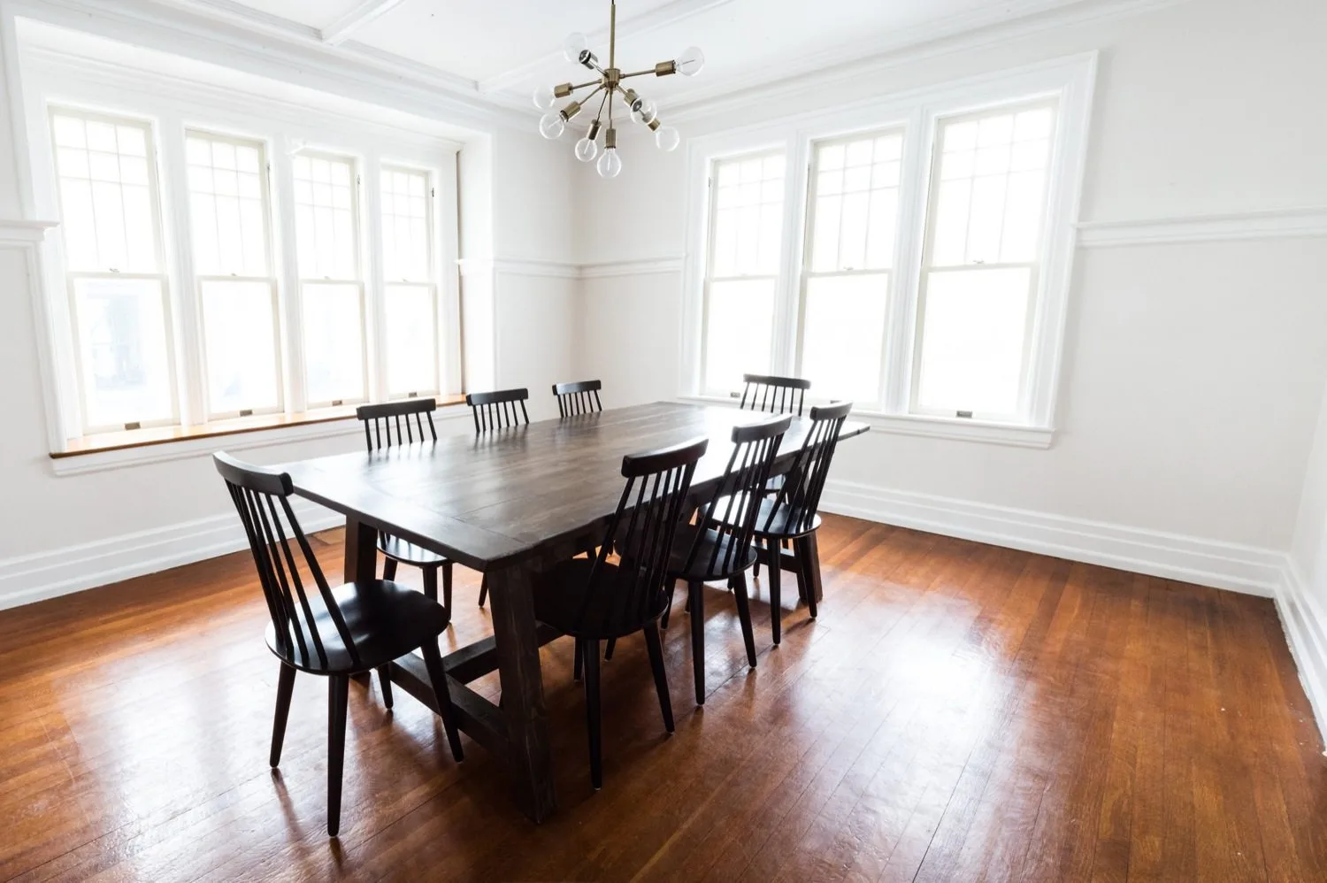 The Sweetest Occasion Dining Room Renovation | Modern classic dining room decor from @cydconverse