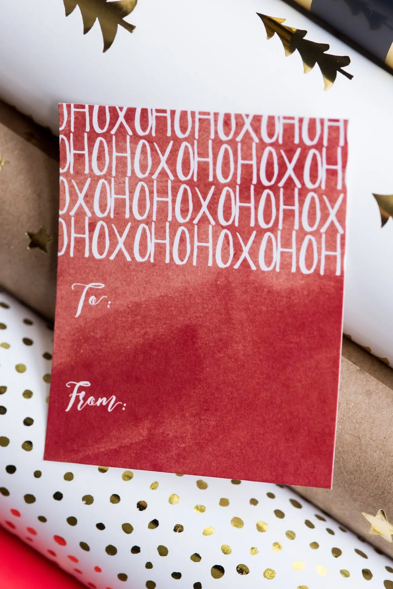 Printable Gift Tag Idea (Perfect for Christmas and Holidays!) - A Beautiful  Mess