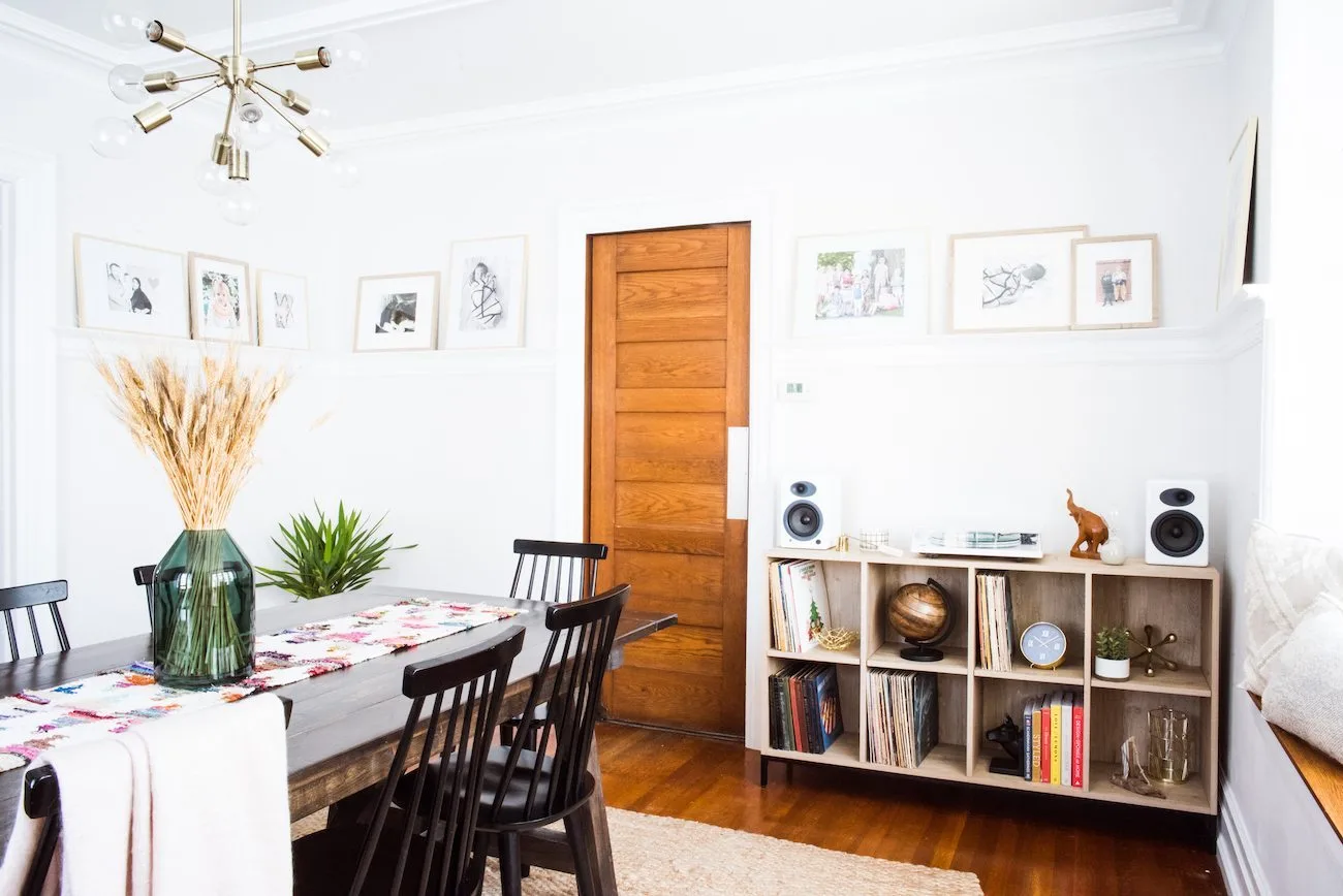 The Sweetest Occasion Dining Room Renovation | Modern classic dining room decor from @cydconverse