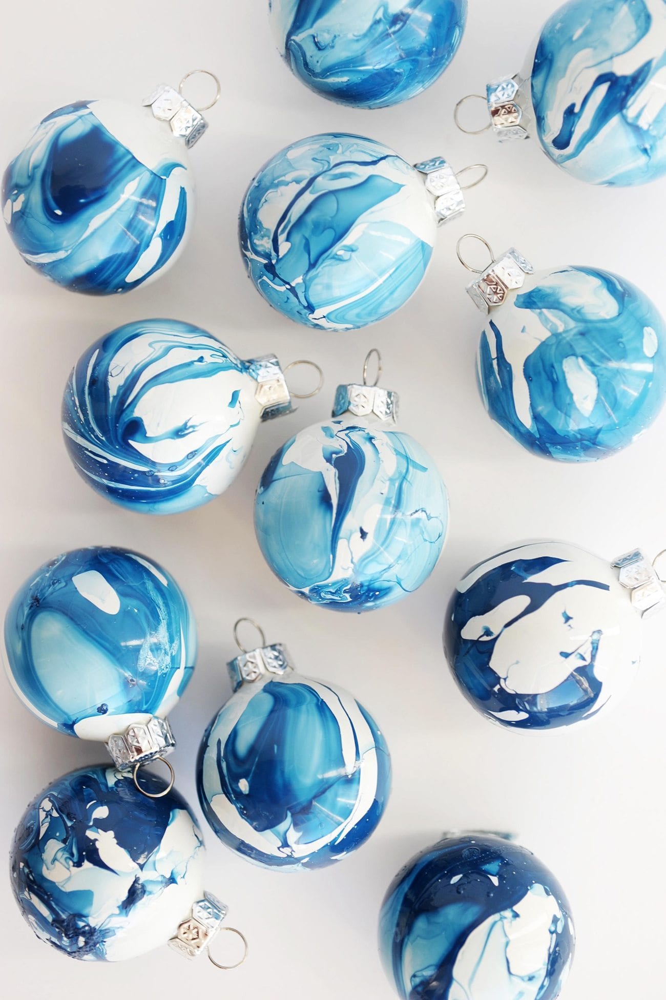 DIY Paint Filled Ornaments - Sarah Hearts