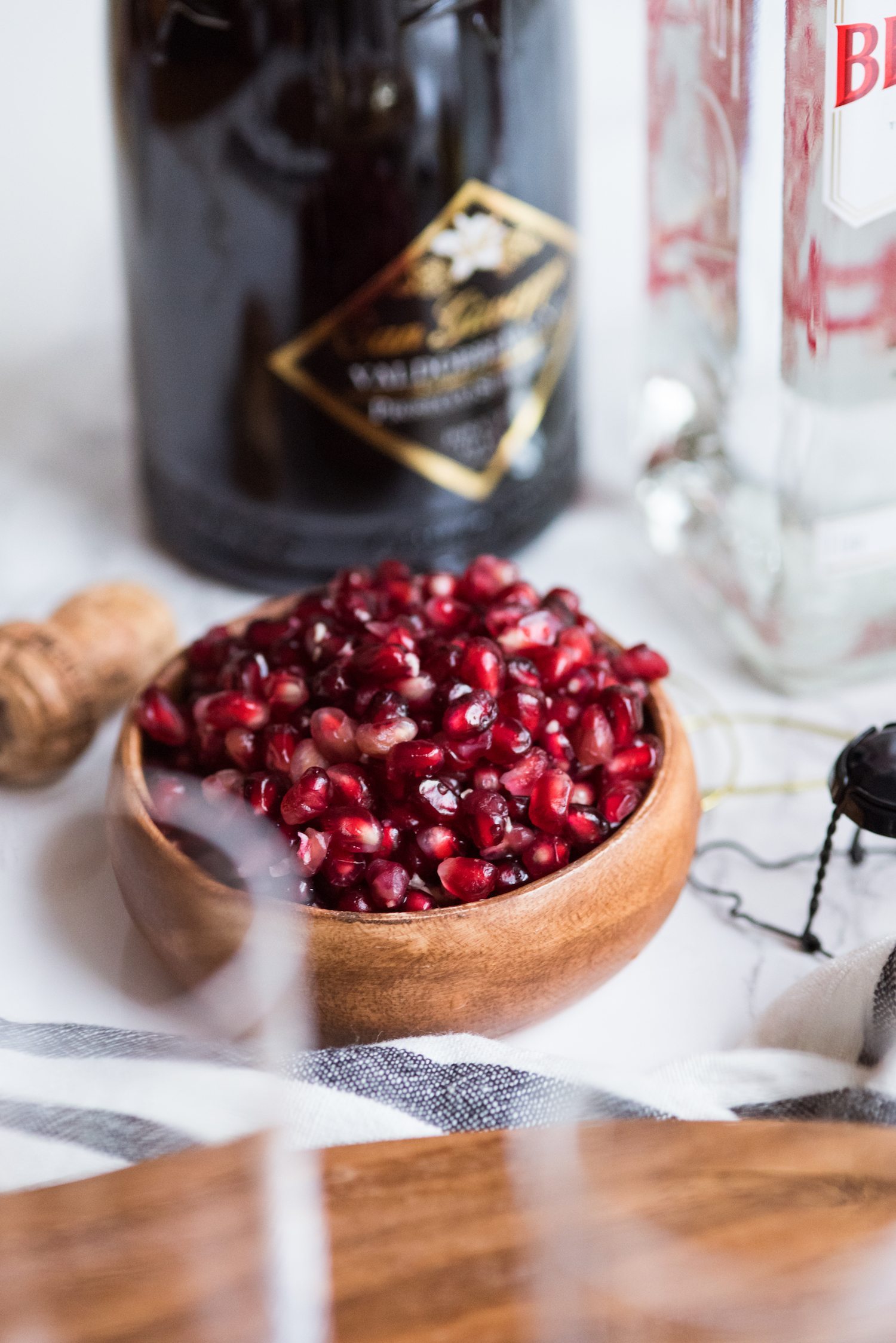 Sparkling Pomegranate French 75 - The Sweetest Occasion