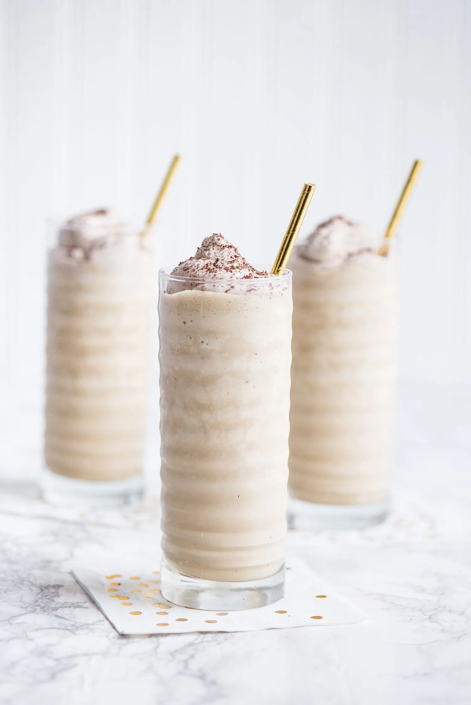 Boozy Irish Coffee Milkshakes | Dessert recipes, holiday crafts, entertaining tips, party ideas and more from @cydconverse