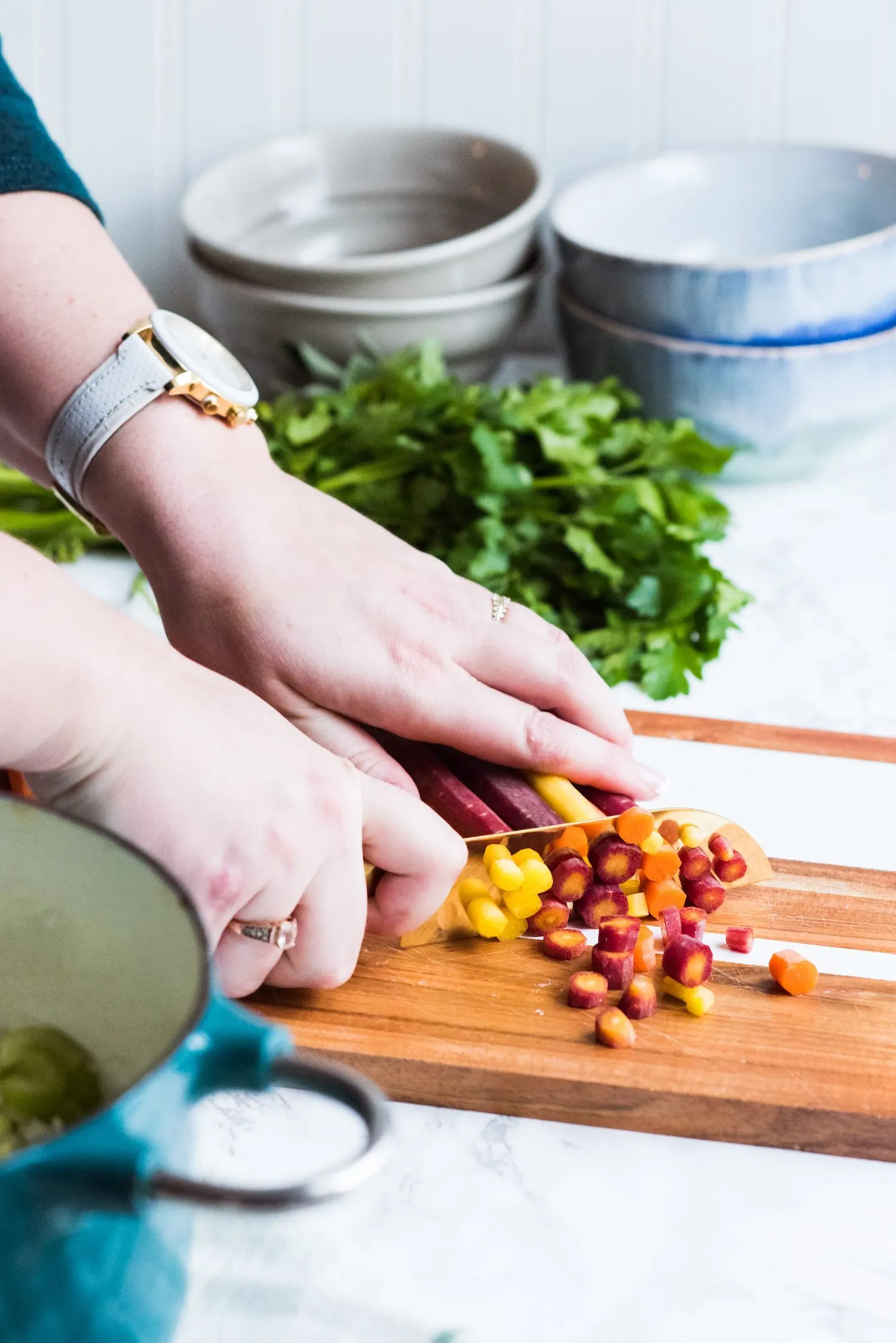 Homemade Veggie Soup with Vegan Dumplings | Entertaining tips, home renovation ideas, vegetarian recipes, party ideas and more from @cydconverse