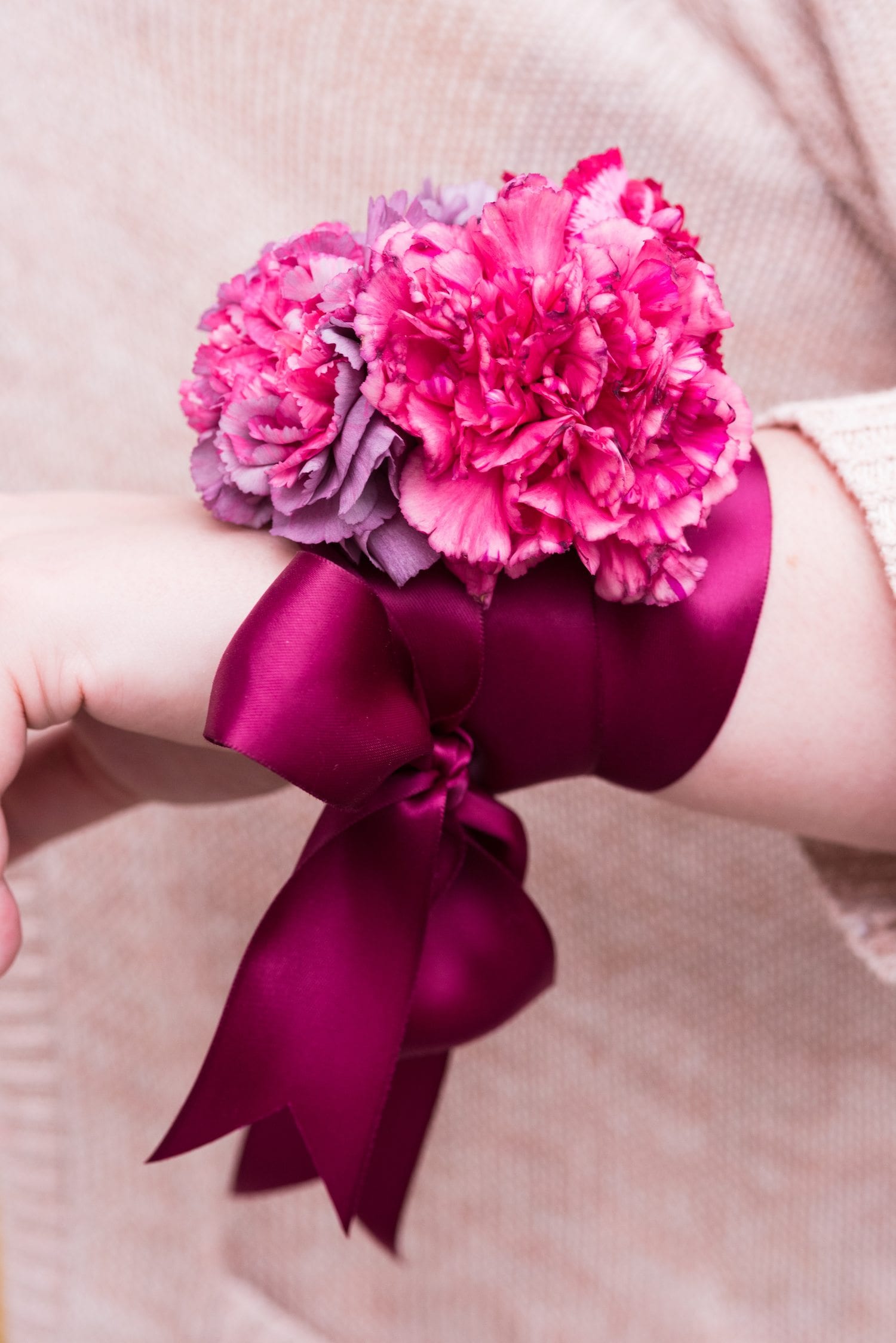 little girl wrist corsage