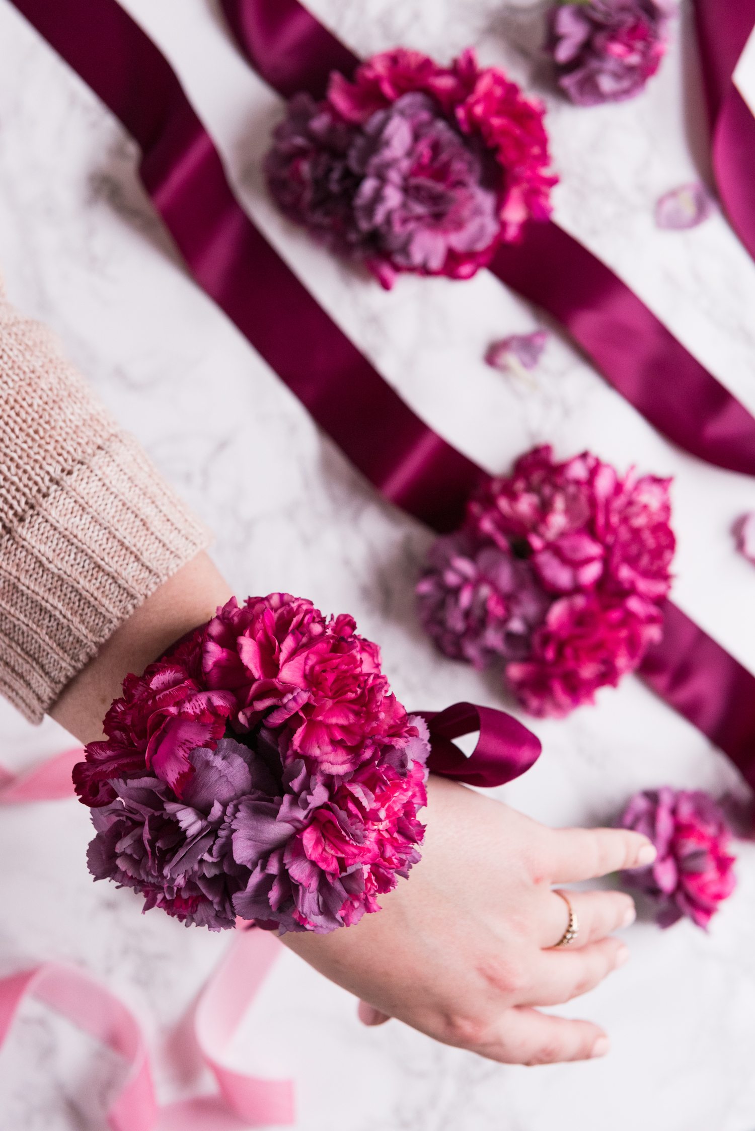 The Absolute Prettiest DIY Wrist Corsages for Mother's Day The