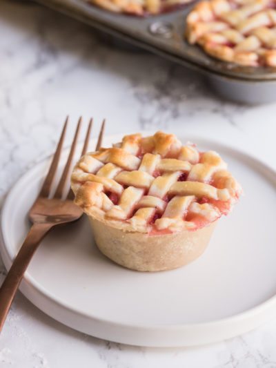 The World’s Cutest Little Mini Strawberry Pies in a Muffin Tin thumbnail