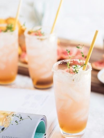 Mixing a Maple Salty Dog Cocktail + The Minimalist Kitchen Cookbook thumbnail