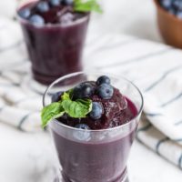 Blueberry Beet Gin Slushies