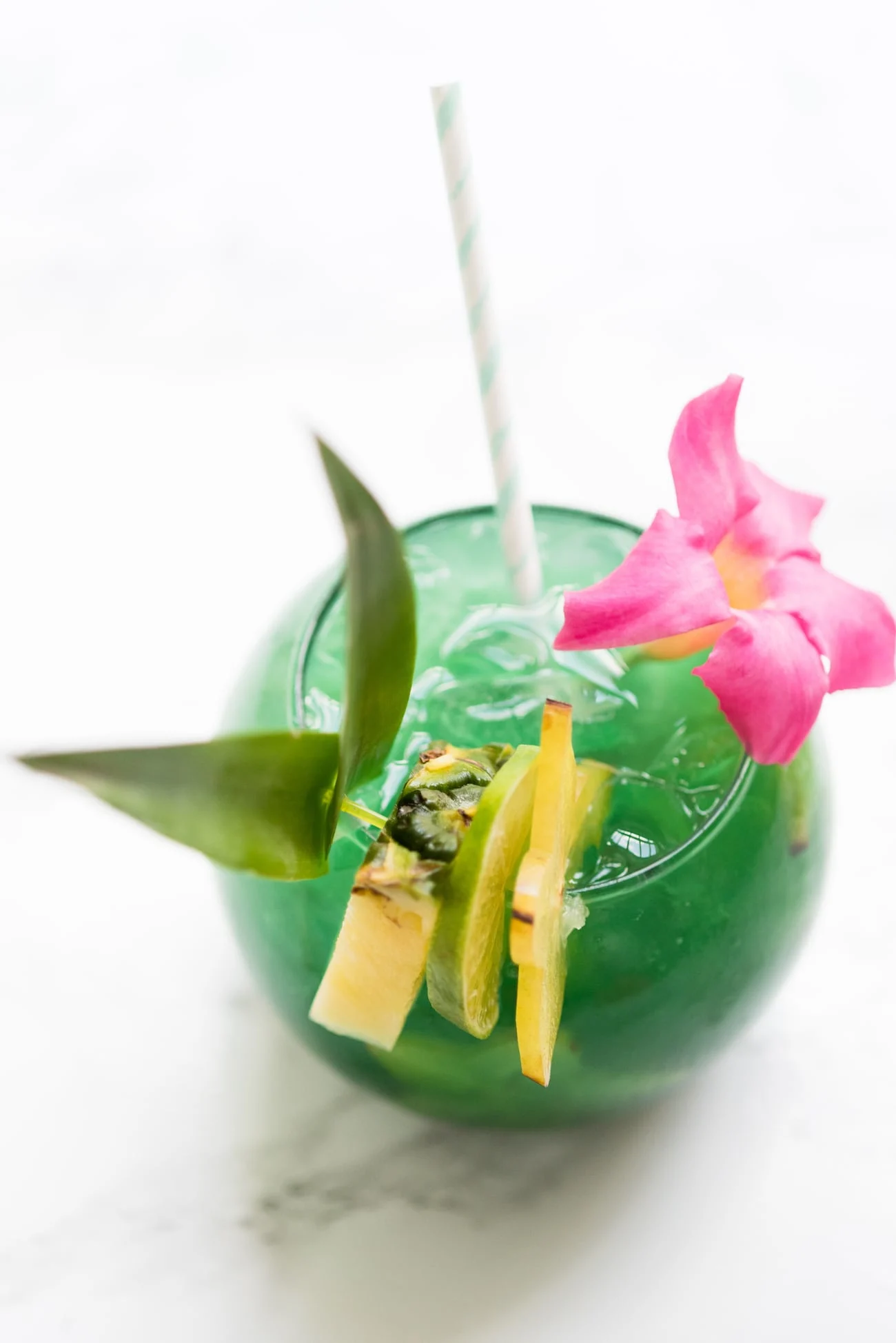 Mermaid Water FIsh Bowl Drinks | Summer cocktail recipes, summer party ideas, recipes and more from entertaining blog @cydconverse