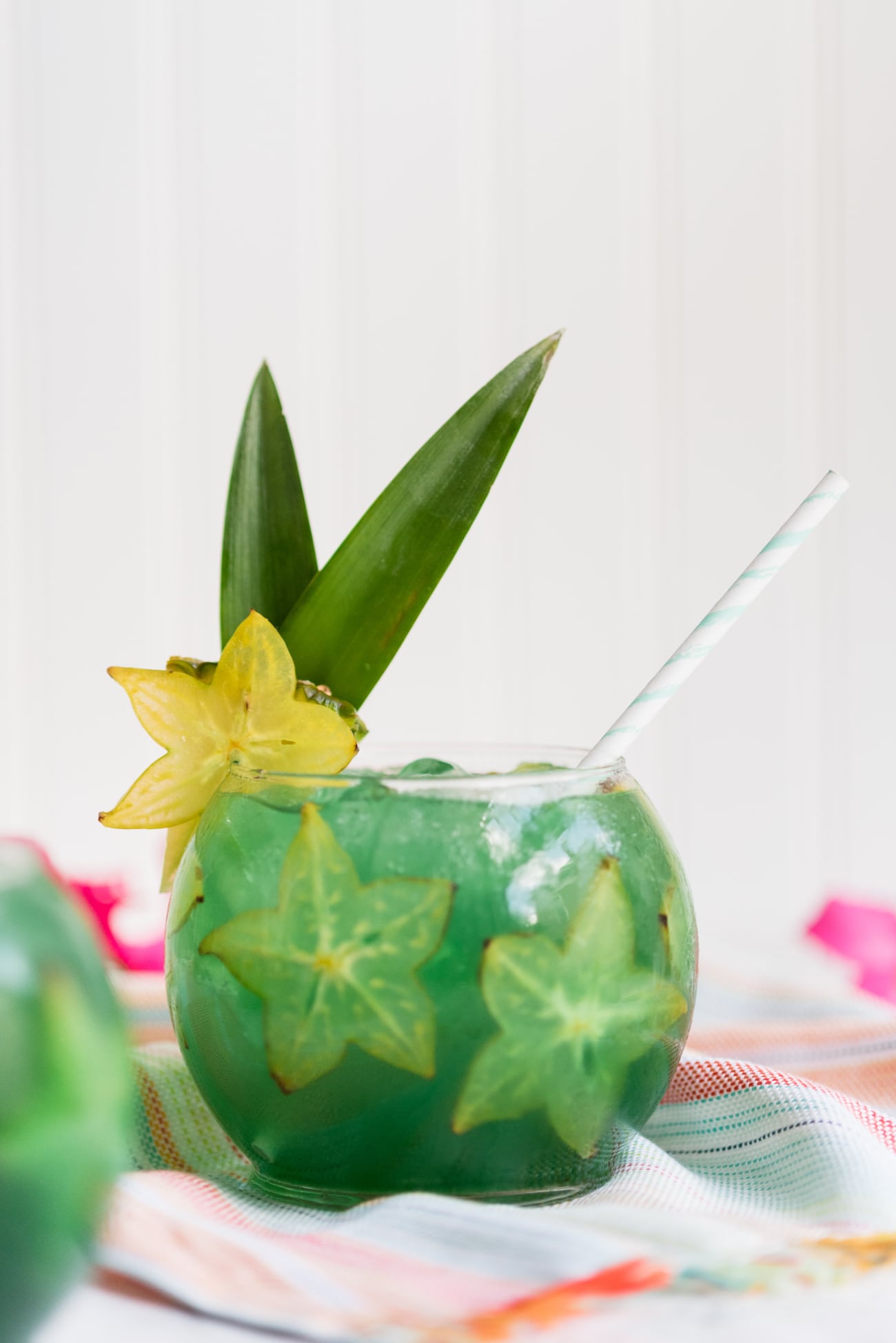 Mermaid Water Fish Bowl Drinks | Summer cocktail recipes, summer party ideas, recipes and more from entertaining blog @cydconverse