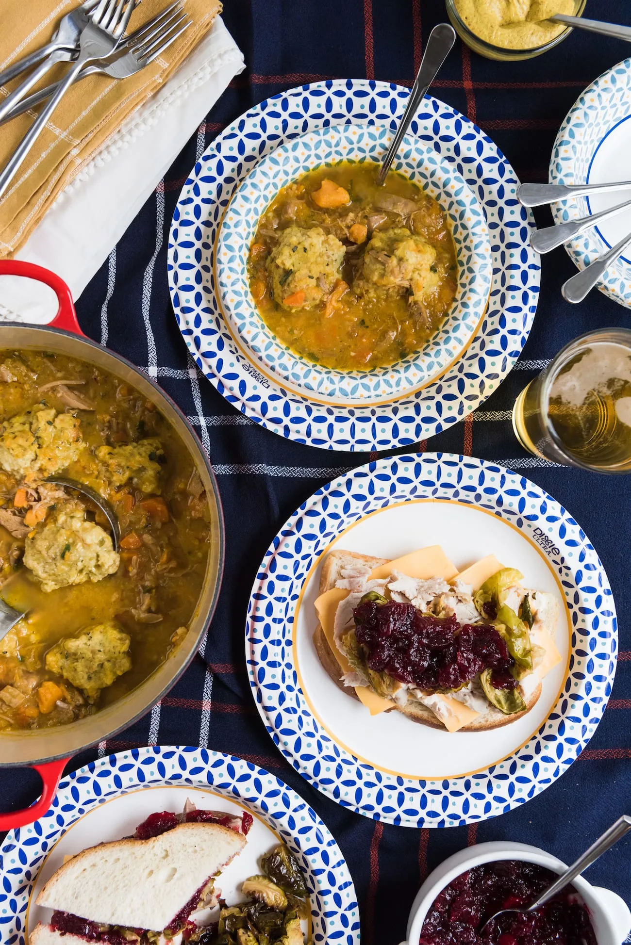 Hosting Friendsgiving with the Best Thanksgiving Leftovers Recipes like leftover stuffing dumplings from entertaining blog @cydconverse