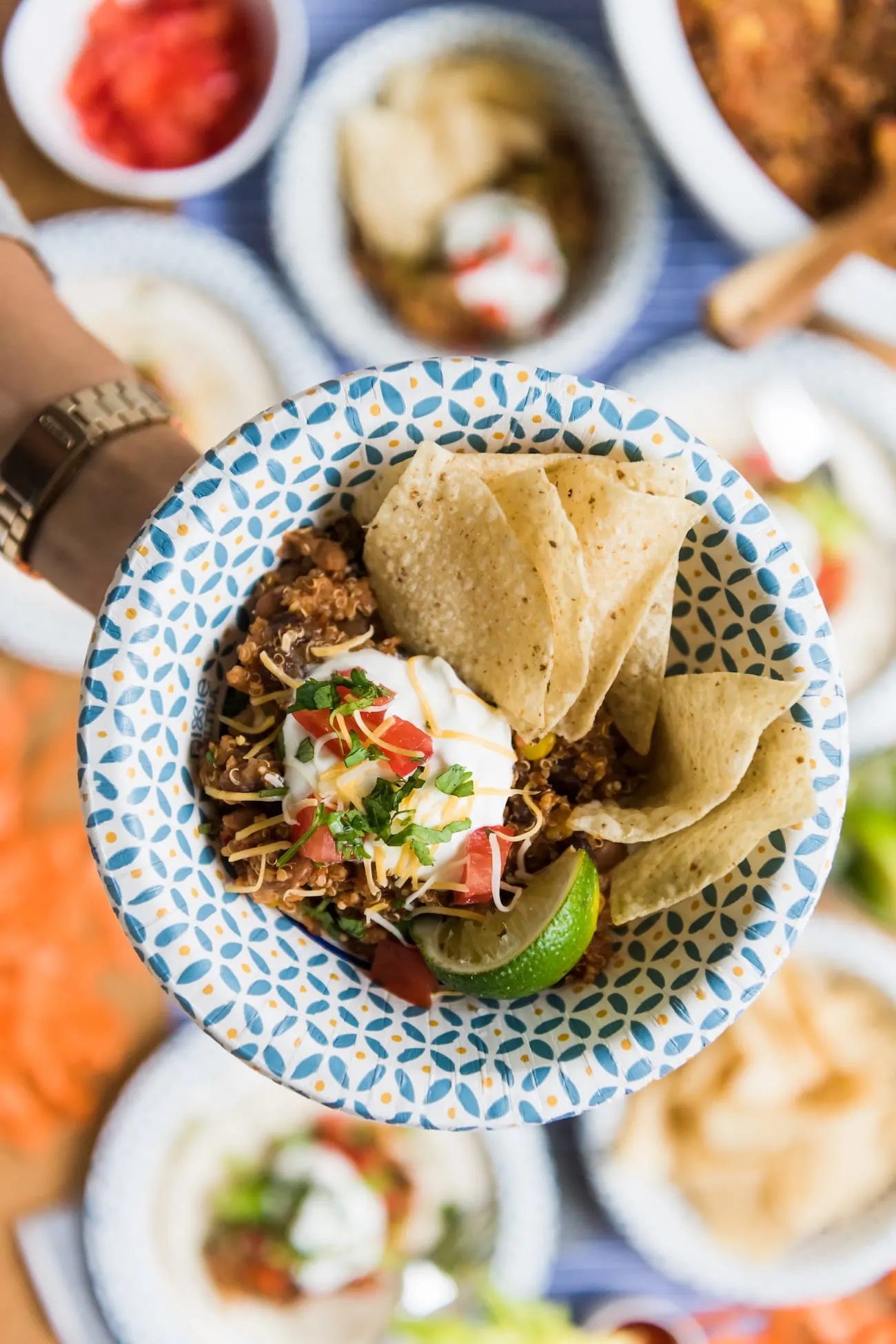 Hosting a Tailgate Party with the Best Slow Cooker Tacos from entertaining blog @cydconverse